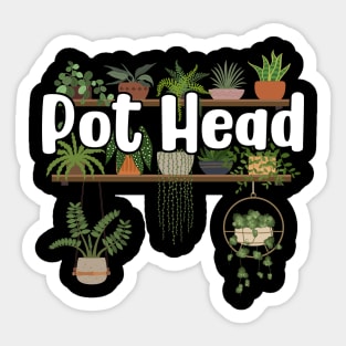 Pot Head Sticker